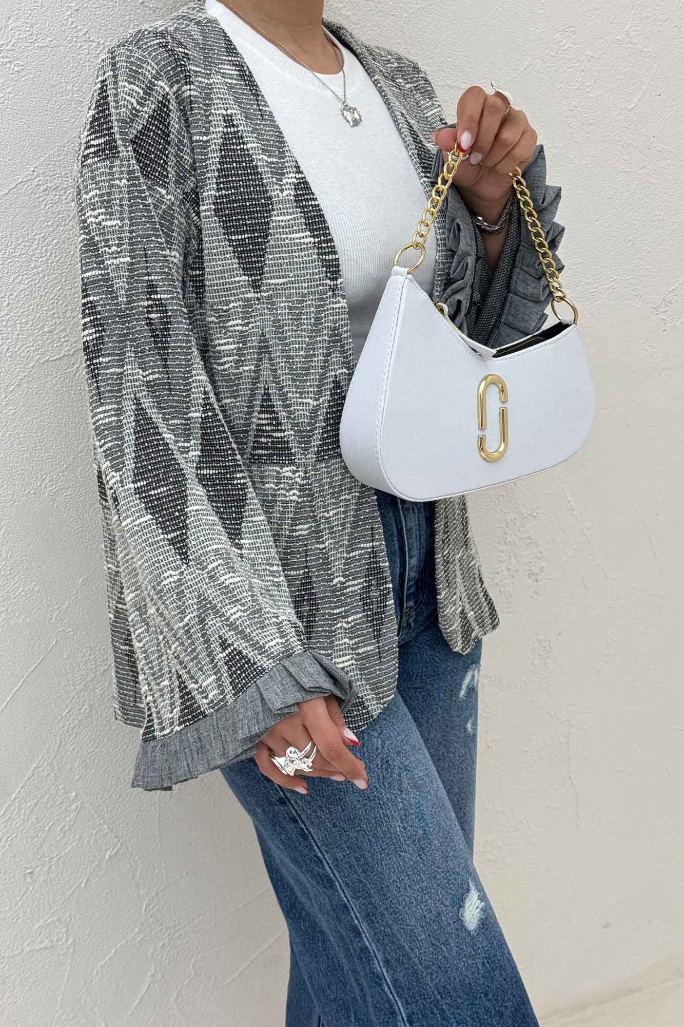 کت مراکشی سر آستین پیله نیل