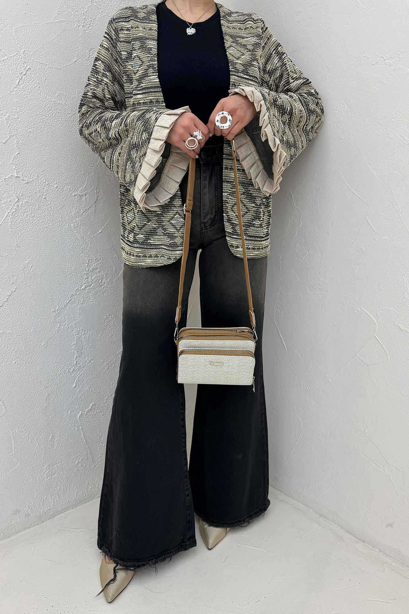 کت مراکشی سر آستین پیله نیل