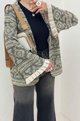 کت مراکشی سر آستین پیله نیل