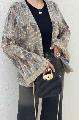 کت مراکشی سر آستین پیله نیل