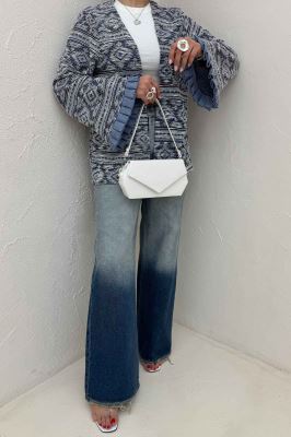 کت مراکشی سر آستین پیله نیل