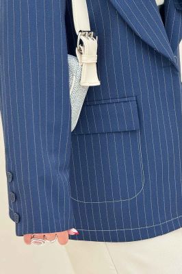 کت کجراه دیپلمات دو جیب تک دکمه لعیا