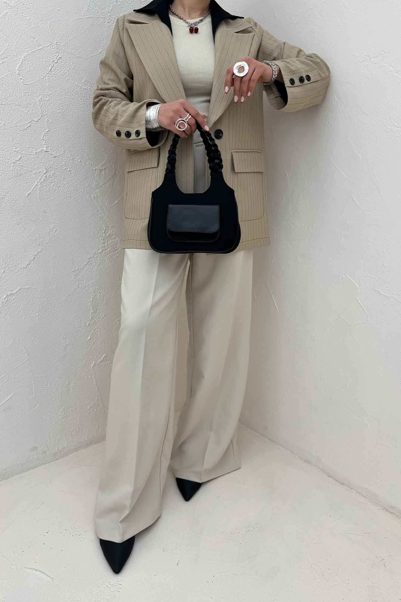 کت کجراه دیپلمات دو جیب تک دکمه لعیا