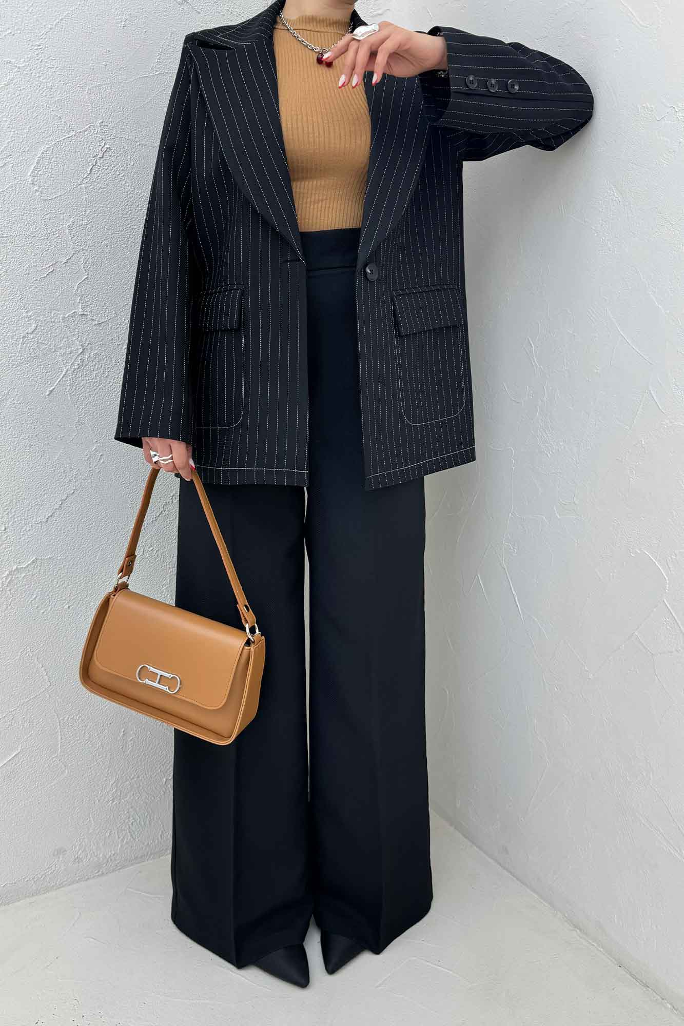 کت کجراه دیپلمات دو جیب تک دکمه لعیا