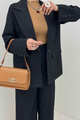 کت کجراه دیپلمات دو جیب تک دکمه لعیا