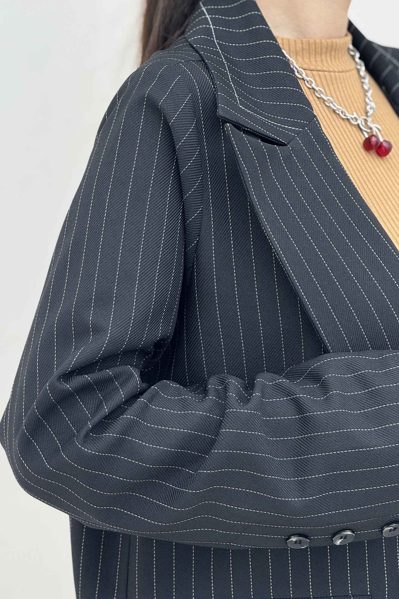 کت کجراه دیپلمات دو جیب تک دکمه لعیا