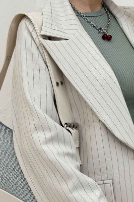 کت کجراه دیپلمات دو جیب تک دکمه لعیا