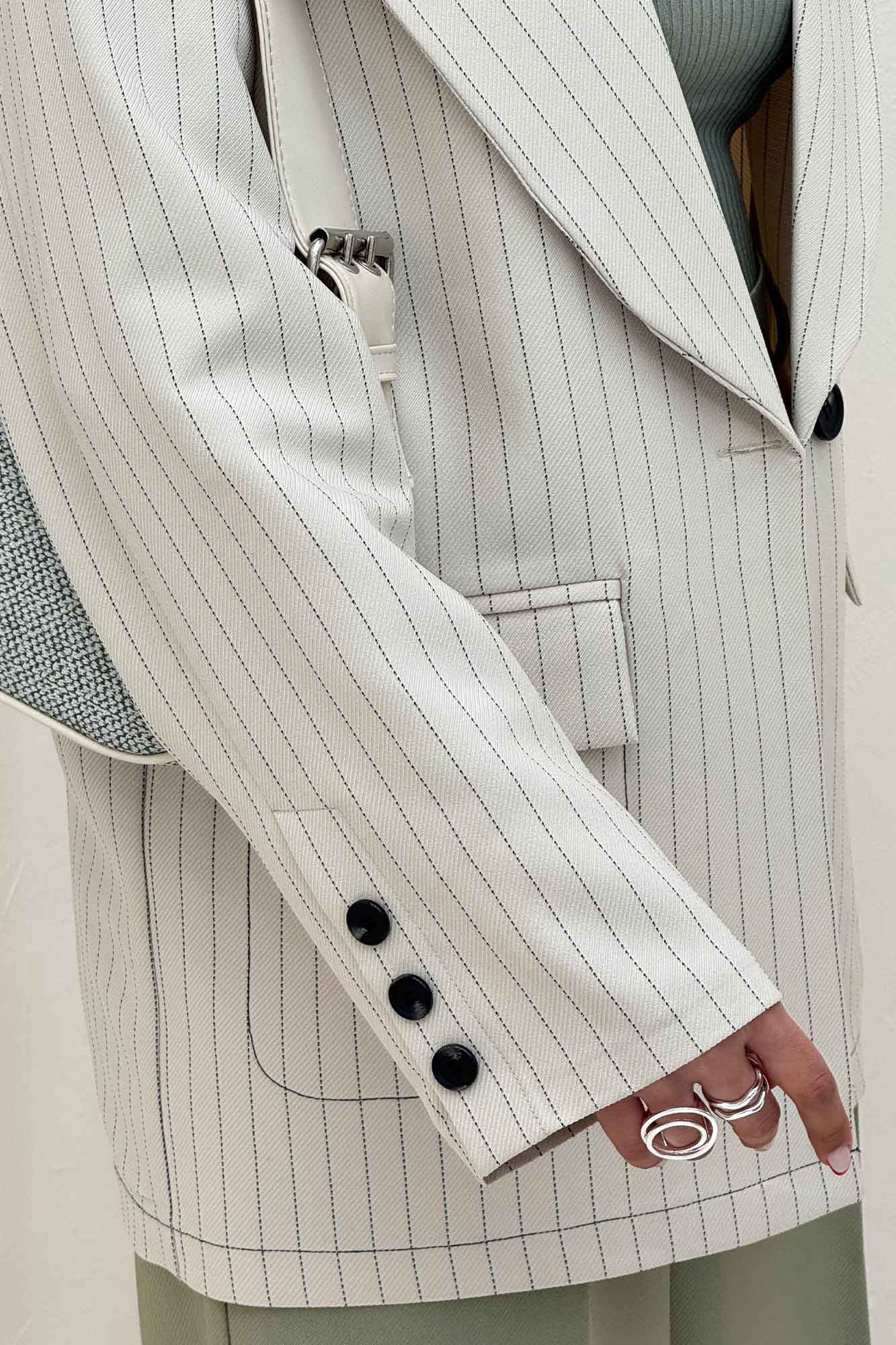 کت کجراه دیپلمات دو جیب تک دکمه لعیا