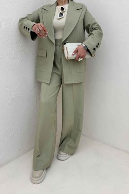 کت کجراه دیپلمات دو جیب تک دکمه لعیا