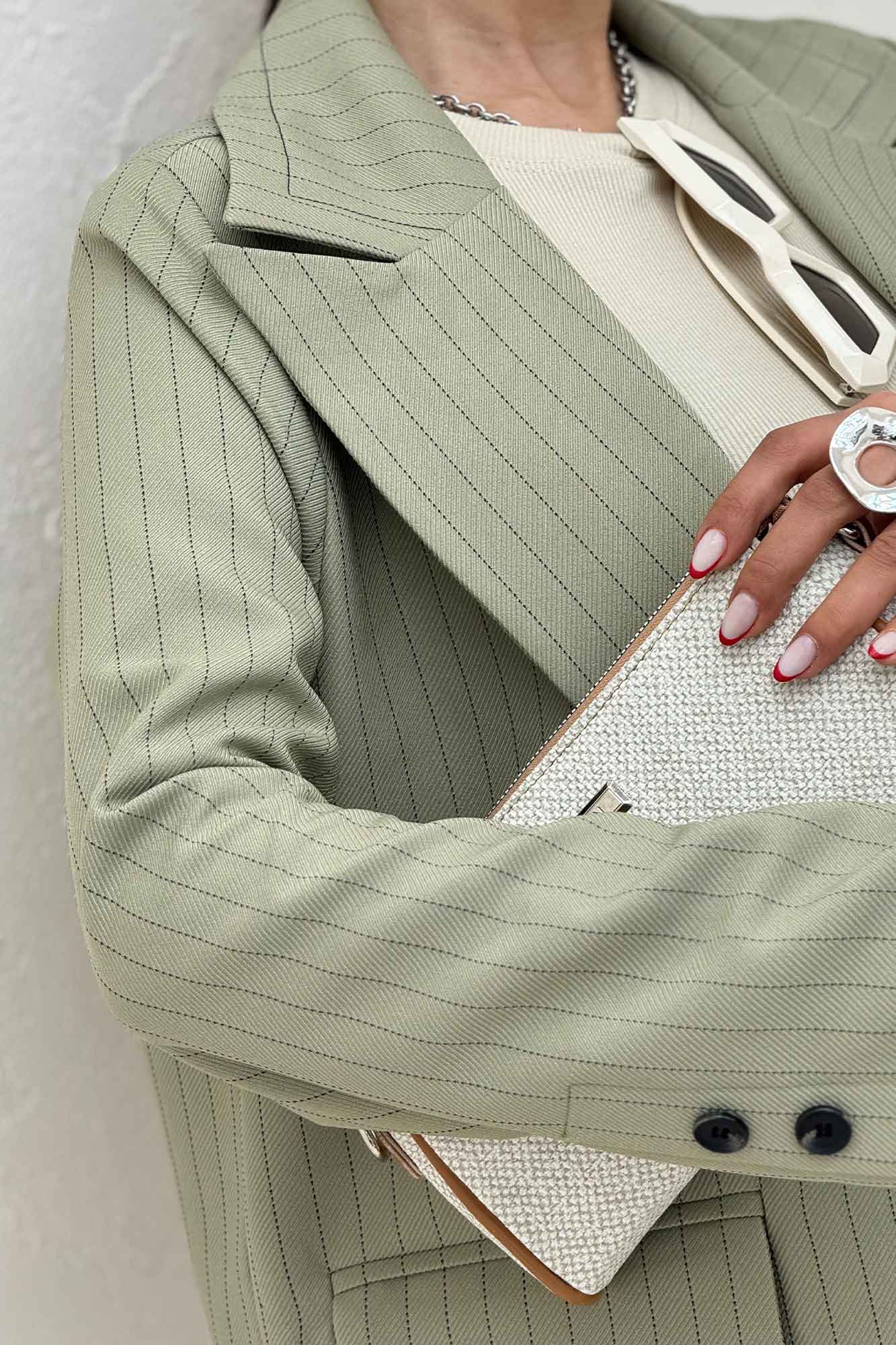 کت کجراه دیپلمات دو جیب تک دکمه لعیا