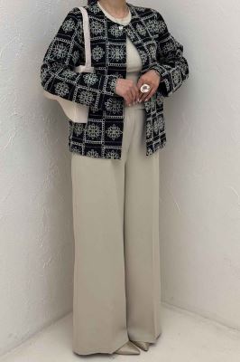 کت تمام سوزن دوزی SELENA طرح 8