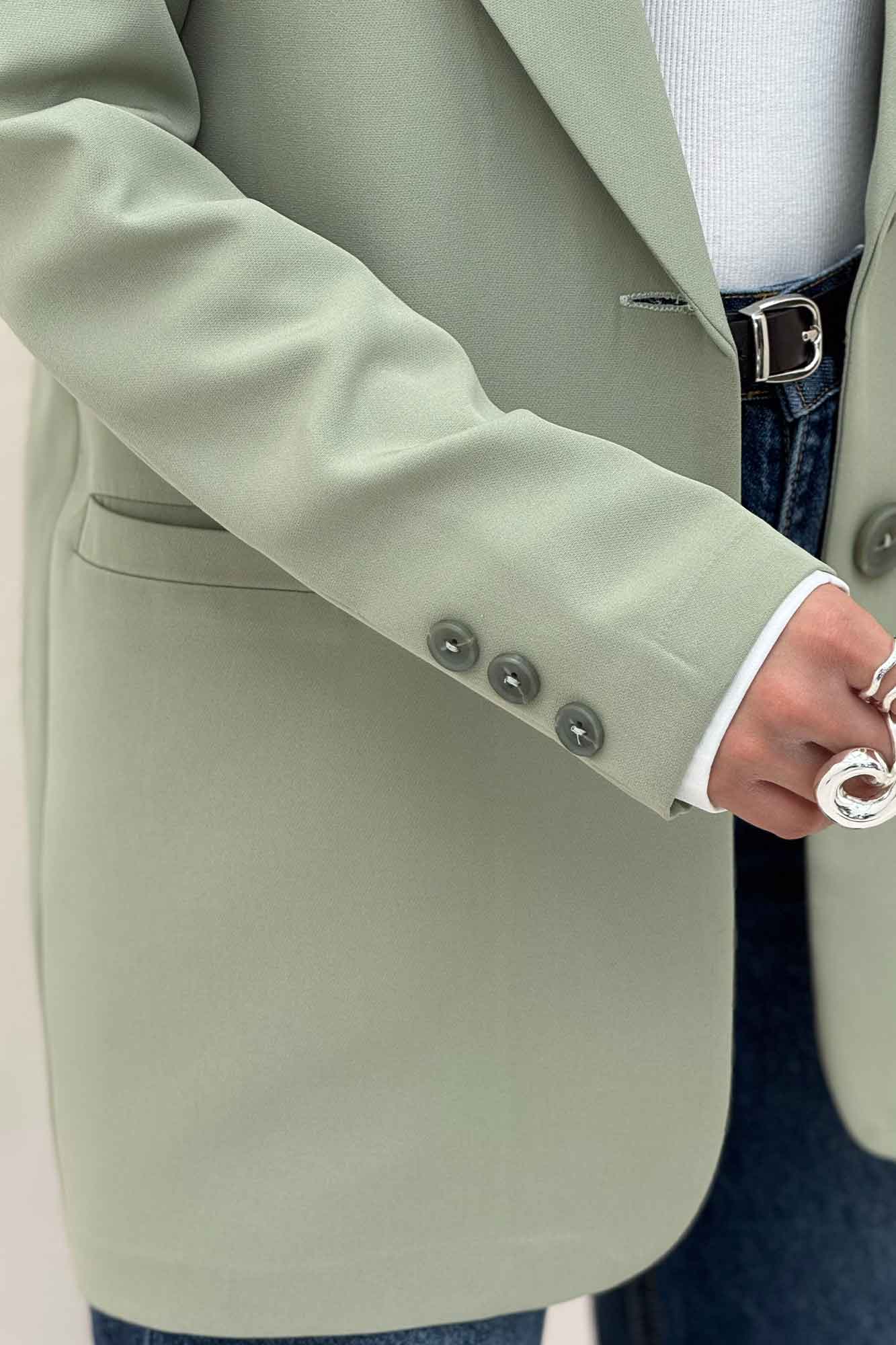 کت مازراتی جیب فیلتو دو دکمه عمودی بلور