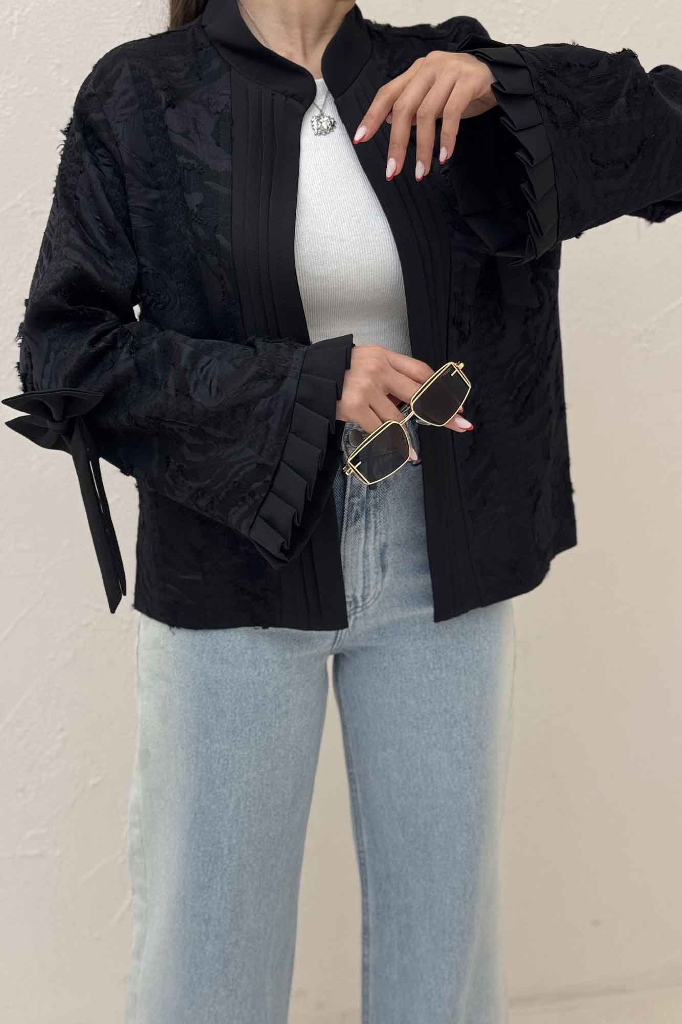 کت کسمه جلو سه پیله خرجکار پاپیون