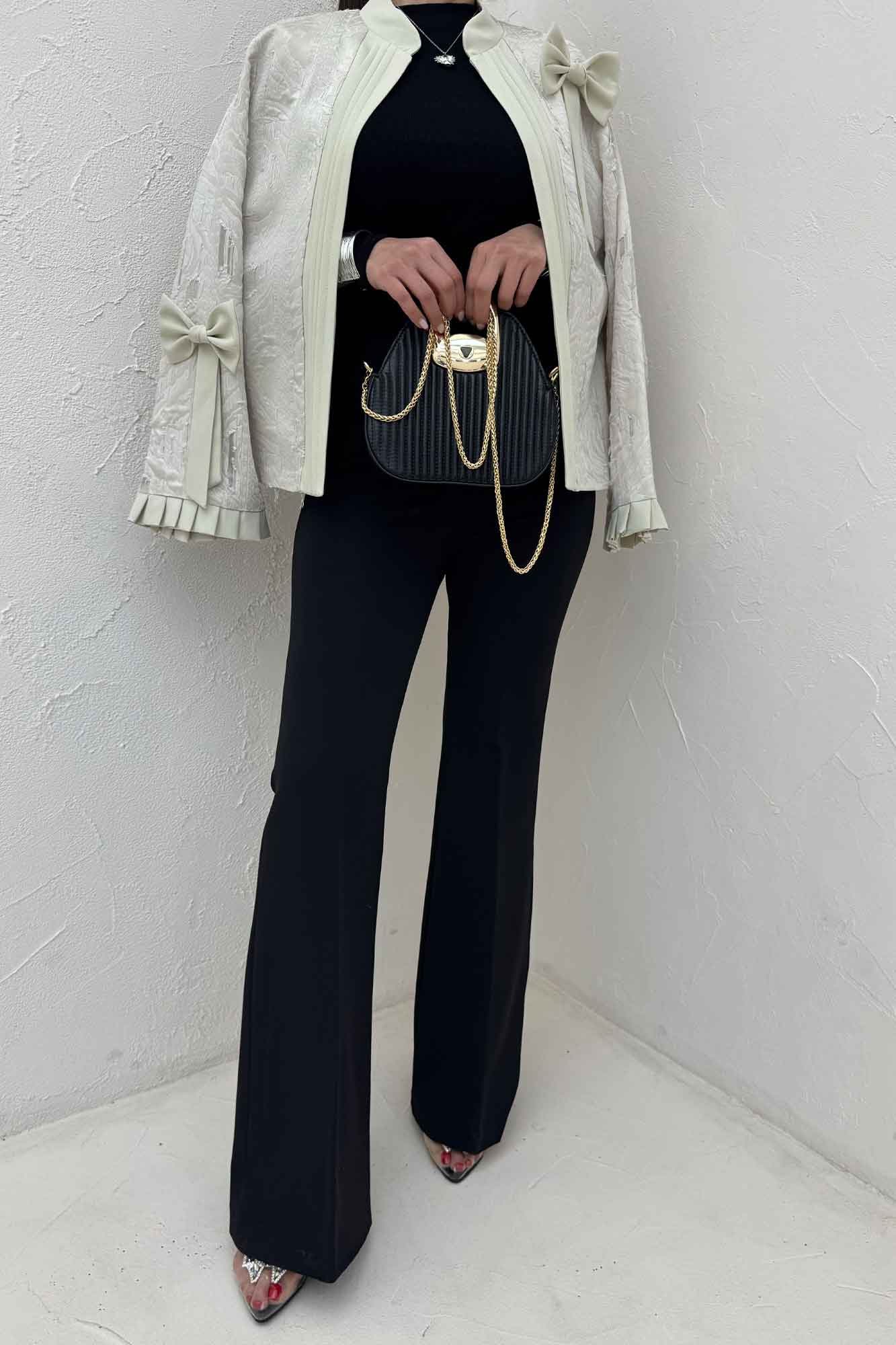 کت کسمه جلو سه پیله خرجکار پاپیون