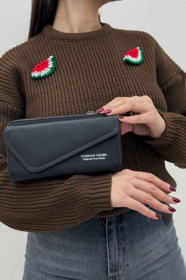 کیف پول پکه کج بند دستی 4754