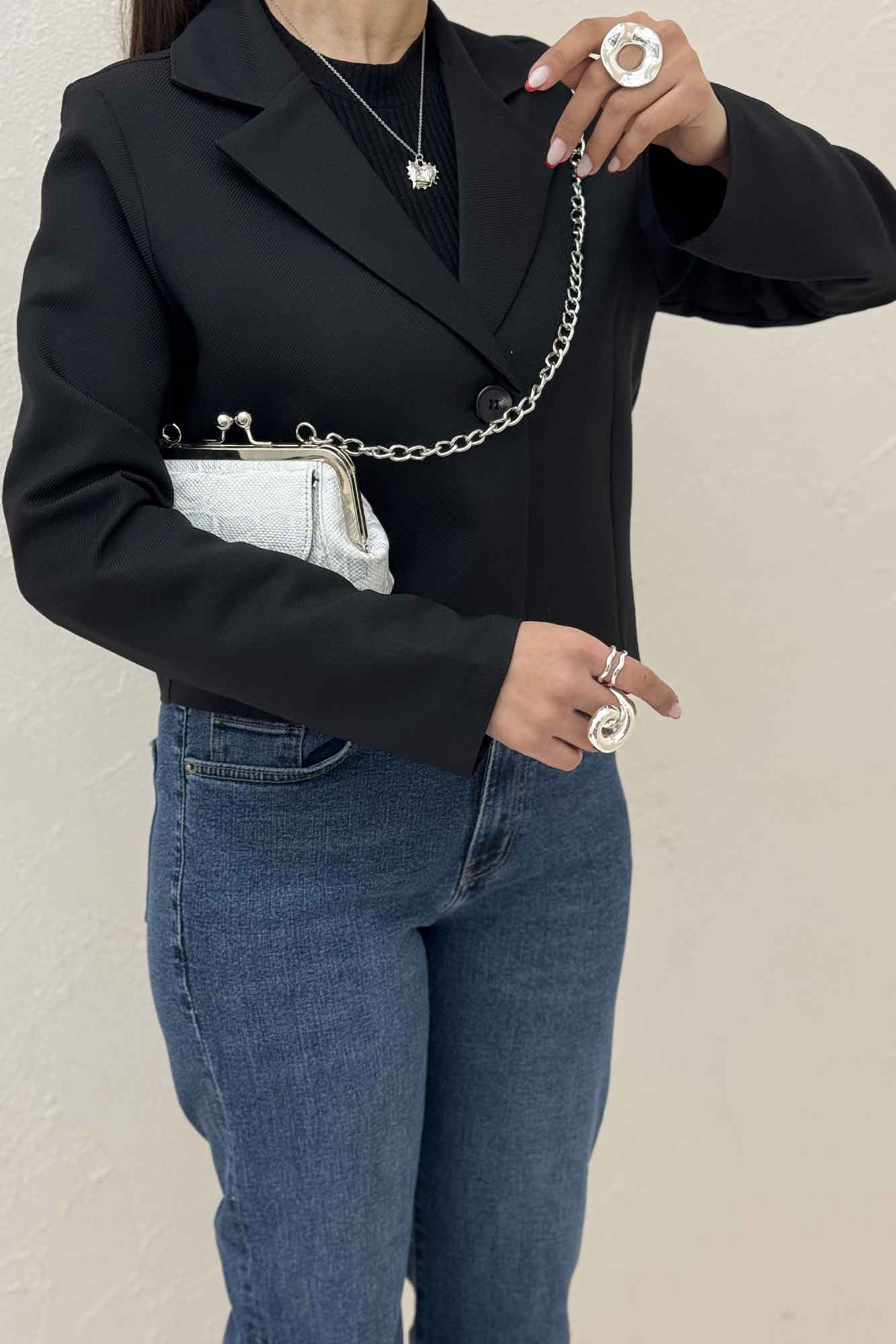 کت کراپ تک دکمه مازراتی کجراه