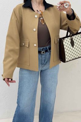 کت یقه گرد مازراتی دو جیب پاکتی ریما