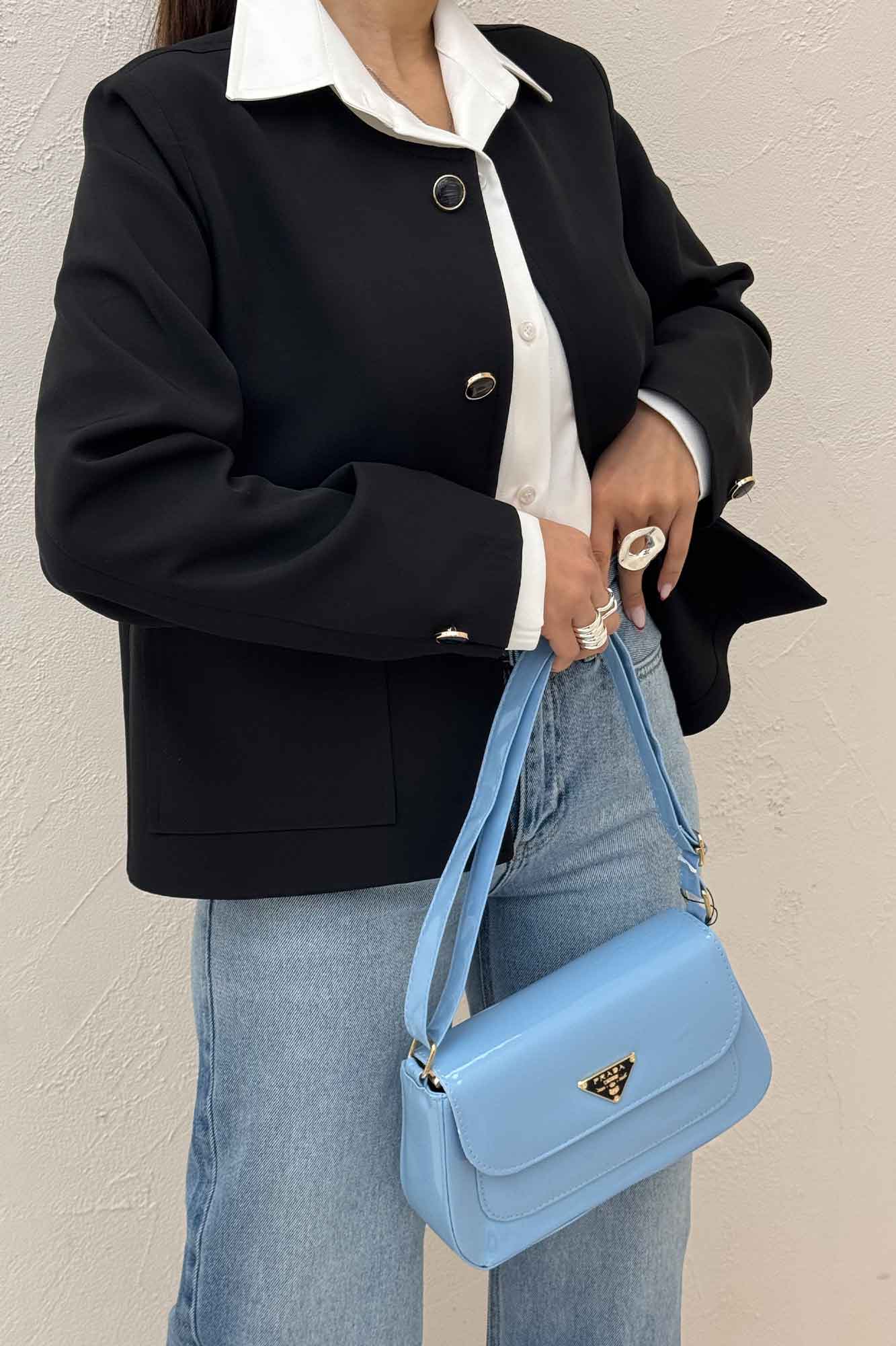 کت یقه گرد مازراتی دو جیب پاکتی ریما