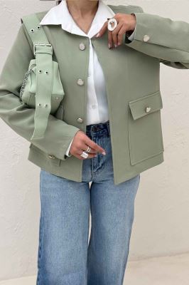 کت یقه گرد مازراتی دو جیب پاکتی ریما