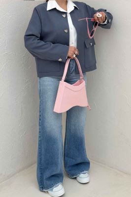 کت یقه گرد مازراتی دو جیب پاکتی ریما