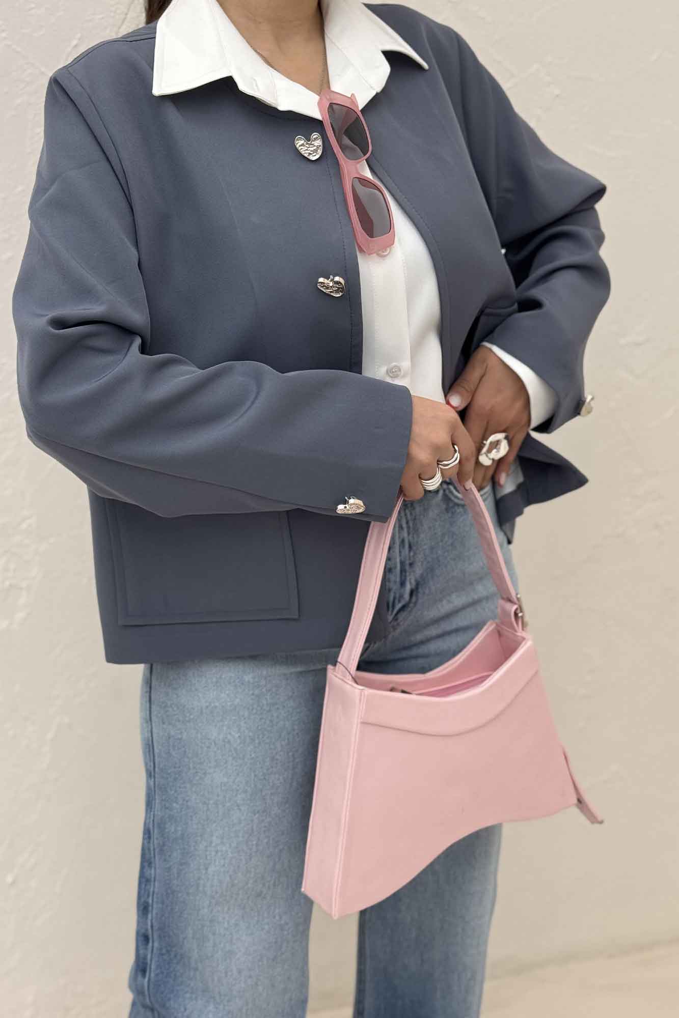 کت یقه گرد مازراتی دو جیب پاکتی ریما