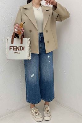 کت مازراتی کجراه 4 دکمه کمر ساسون