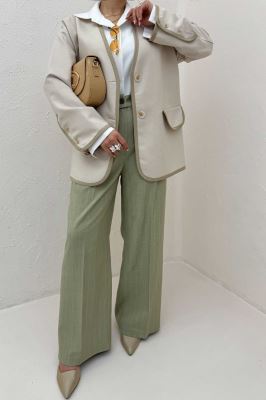 کت مازراتی کجراه گاندوزی سر آستین دکمه