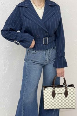 کت کراپ آستین سگگ  بزیاق دیپلمات سما 