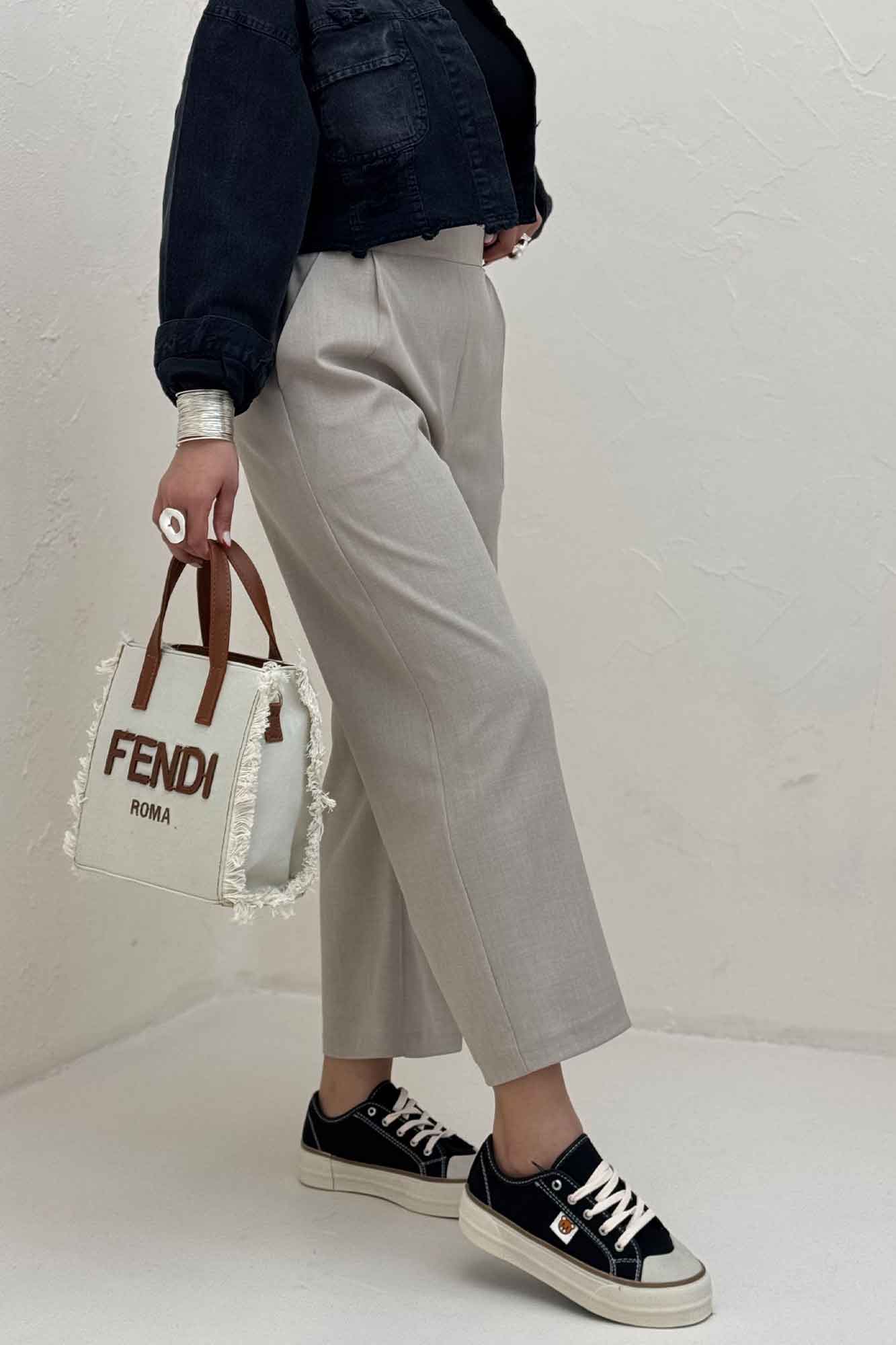 شلوار بزیاق راسته دو جیب