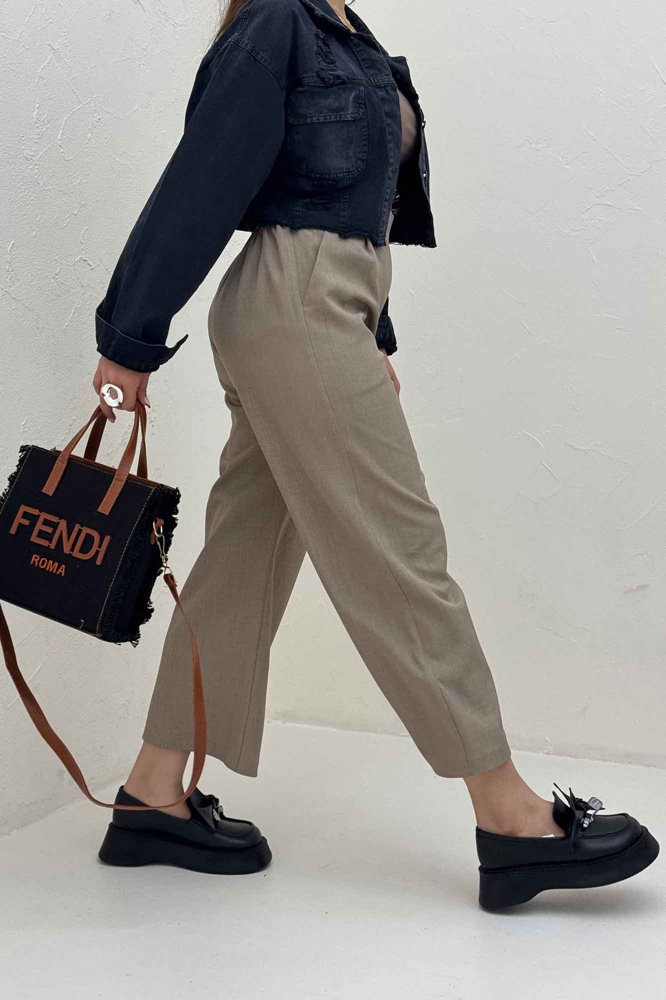 شلوار بزیاق راسته دو جیب