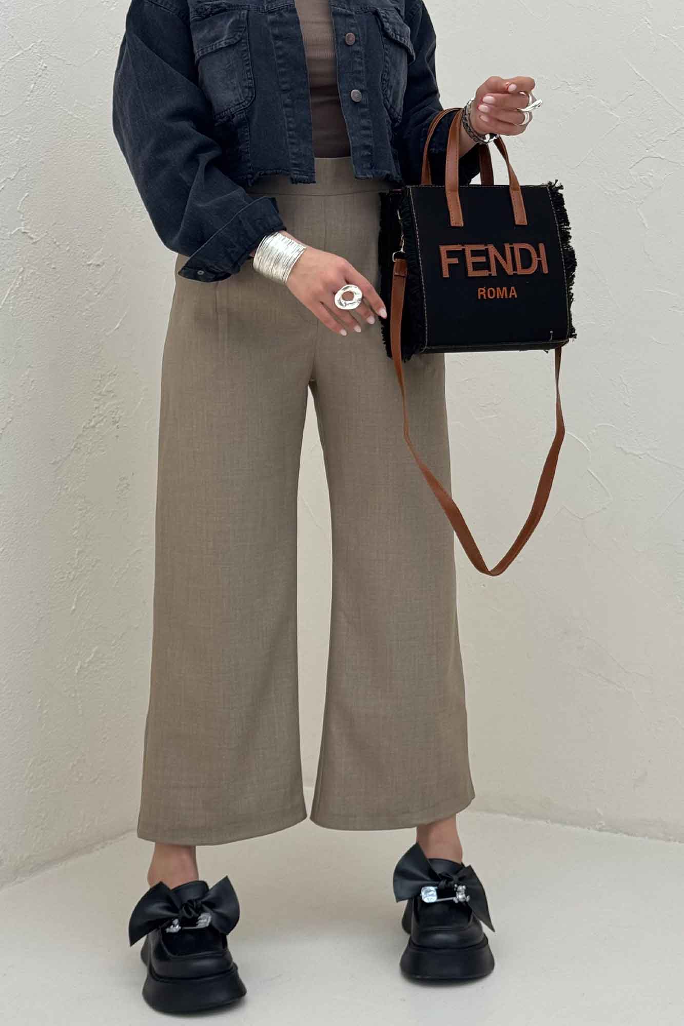 شلوار بزیاق راسته دو جیب