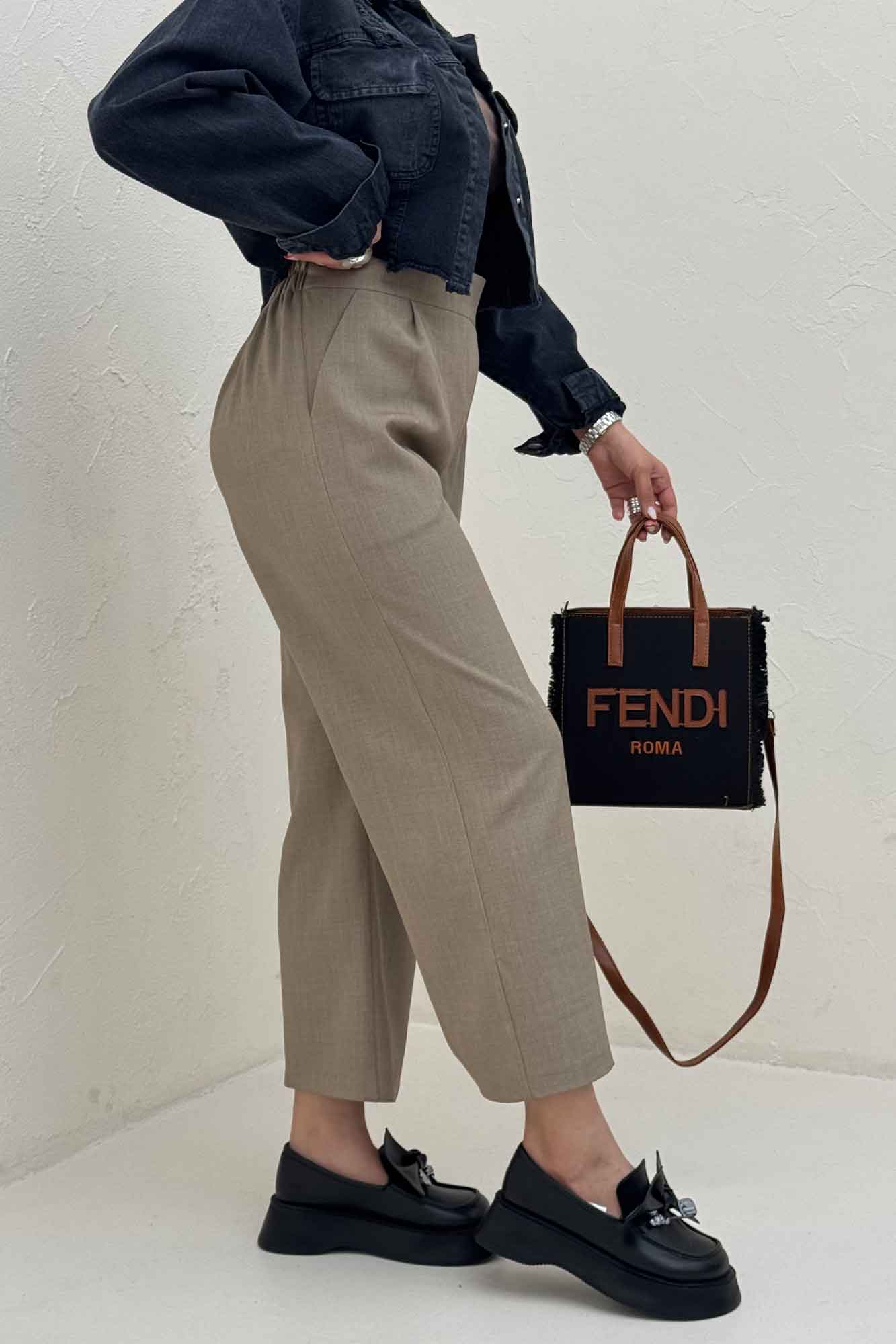 شلوار بزیاق راسته دو جیب