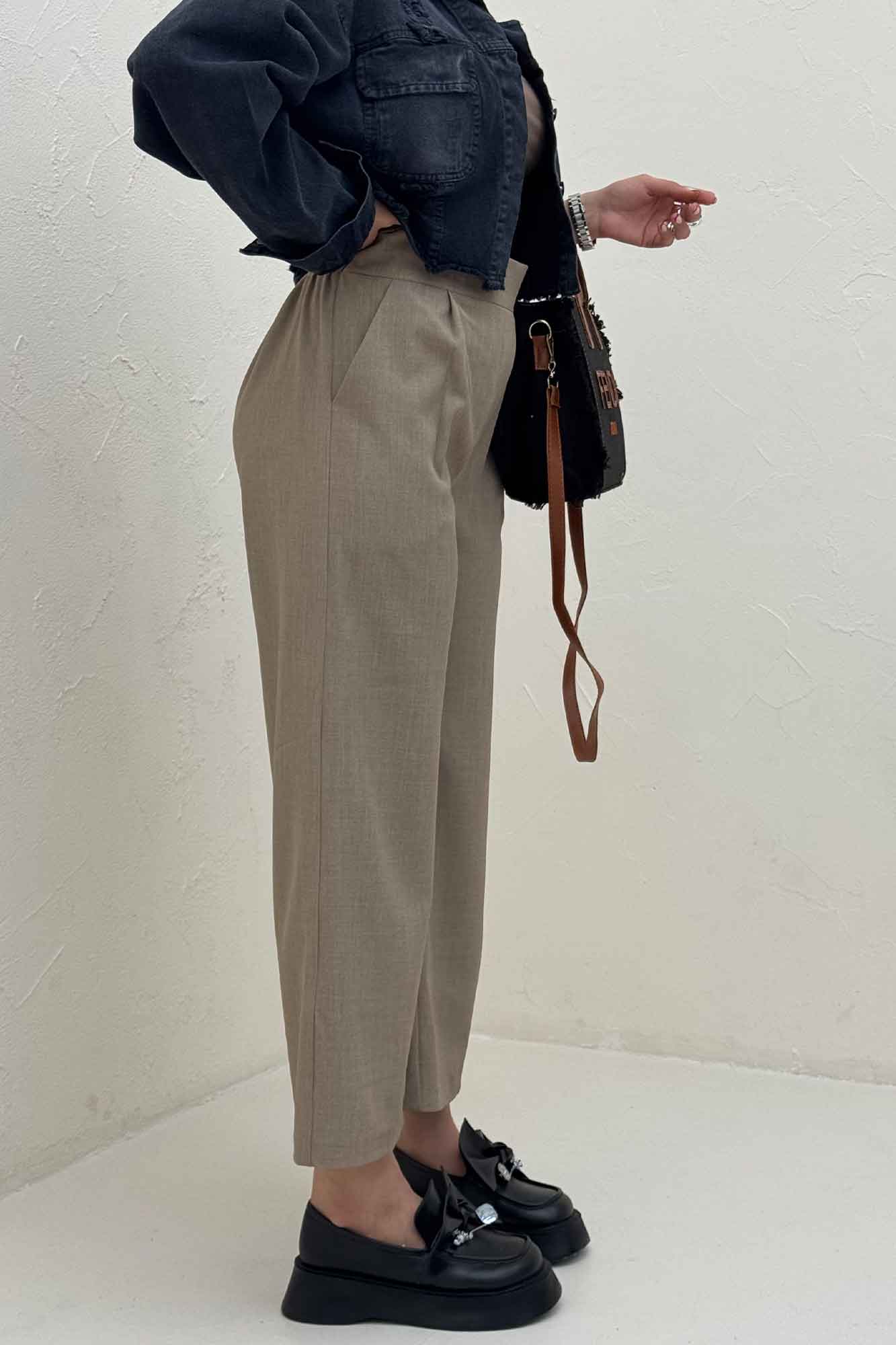 شلوار بزیاق راسته دو جیب