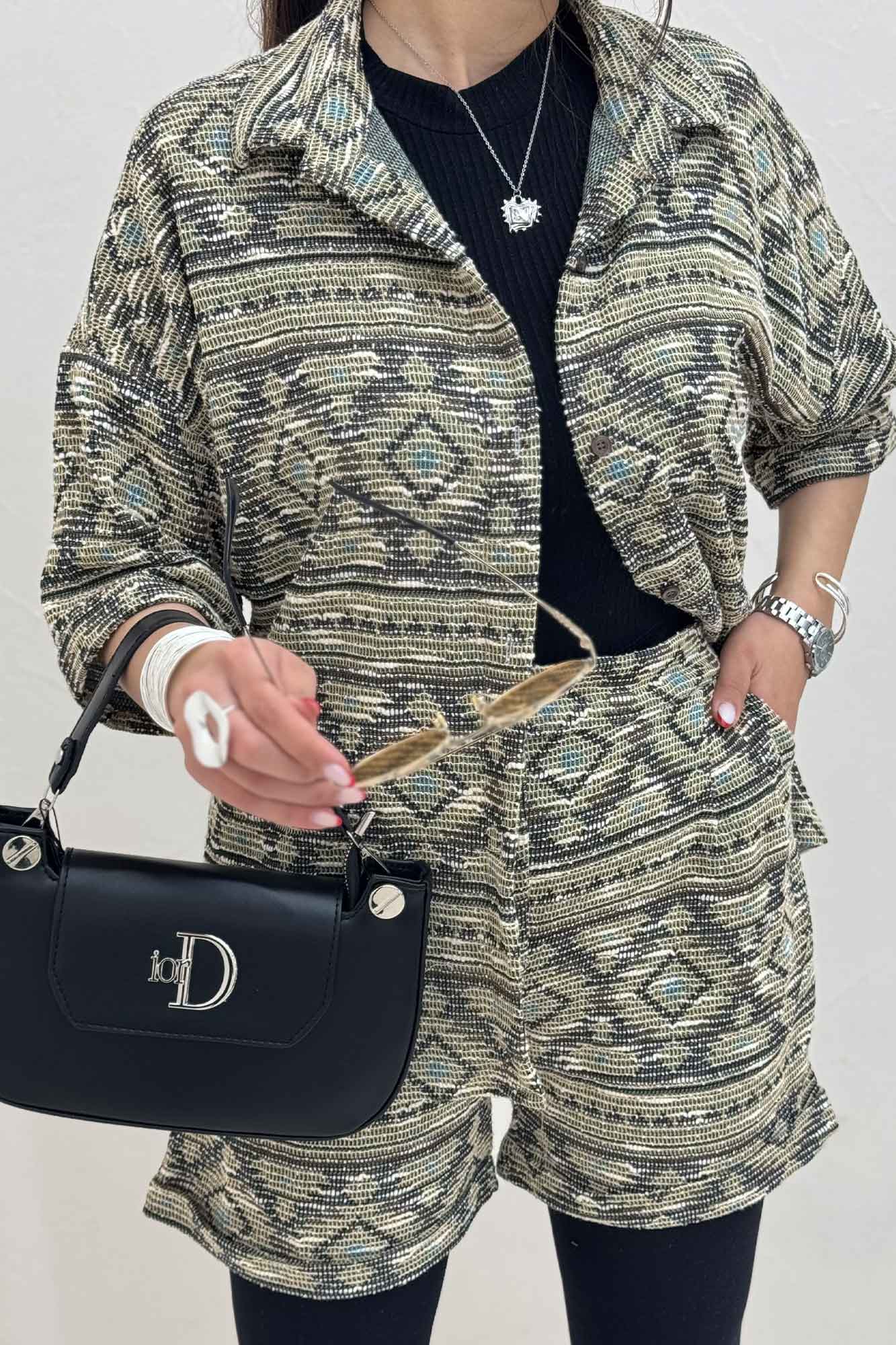 ست شومیز و شورتک مراکشی