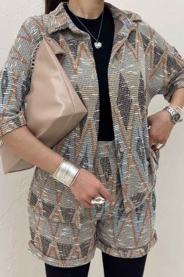 ست شومیز و شورتک مراکشی