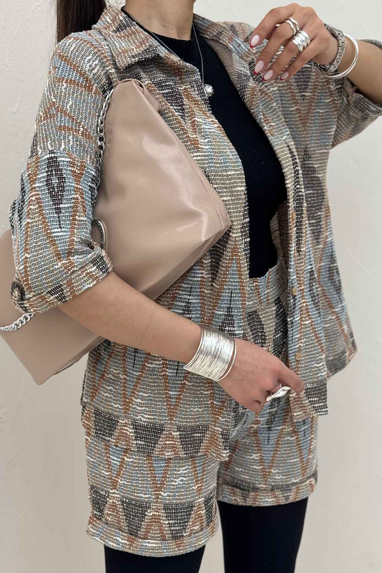 ست شومیز و شورتک مراکشی