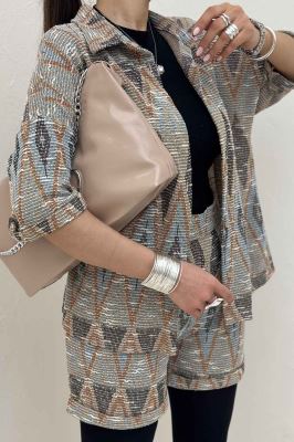 ست شومیز و شورتک مراکشی