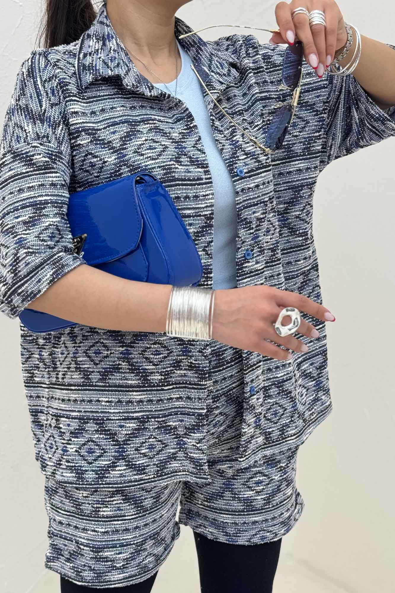 ست شومیز و شورتک مراکشی