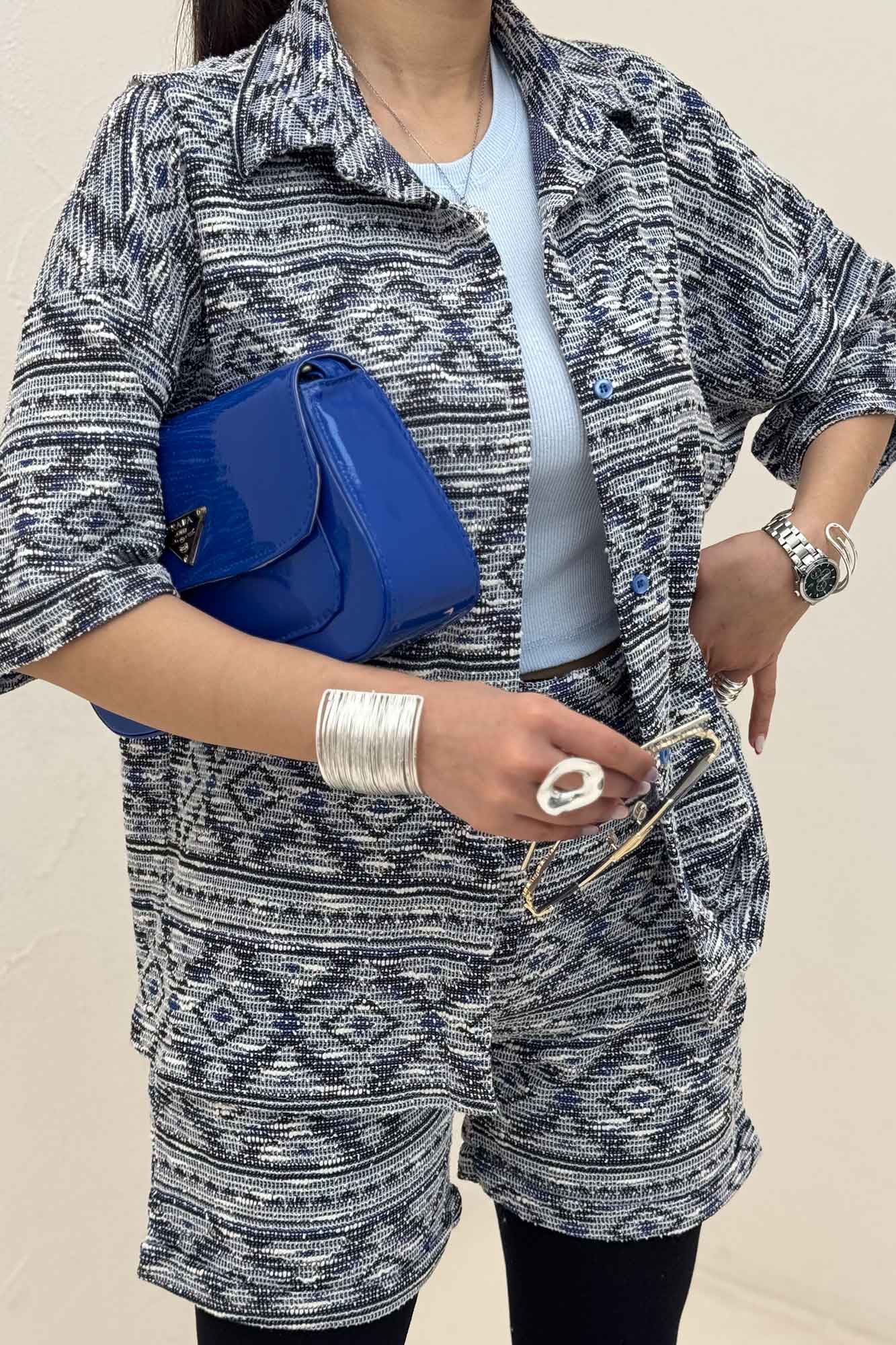 ست شومیز و شورتک مراکشی