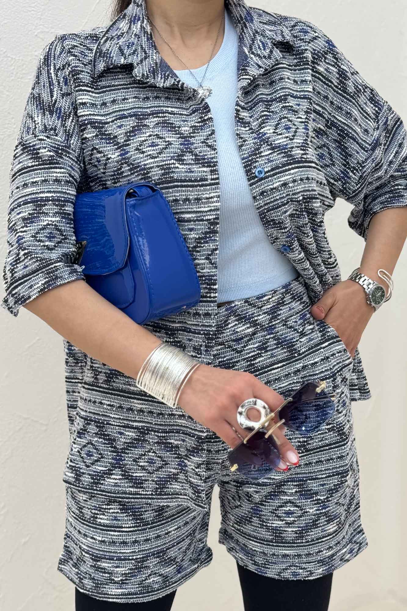 ست شومیز و شورتک مراکشی