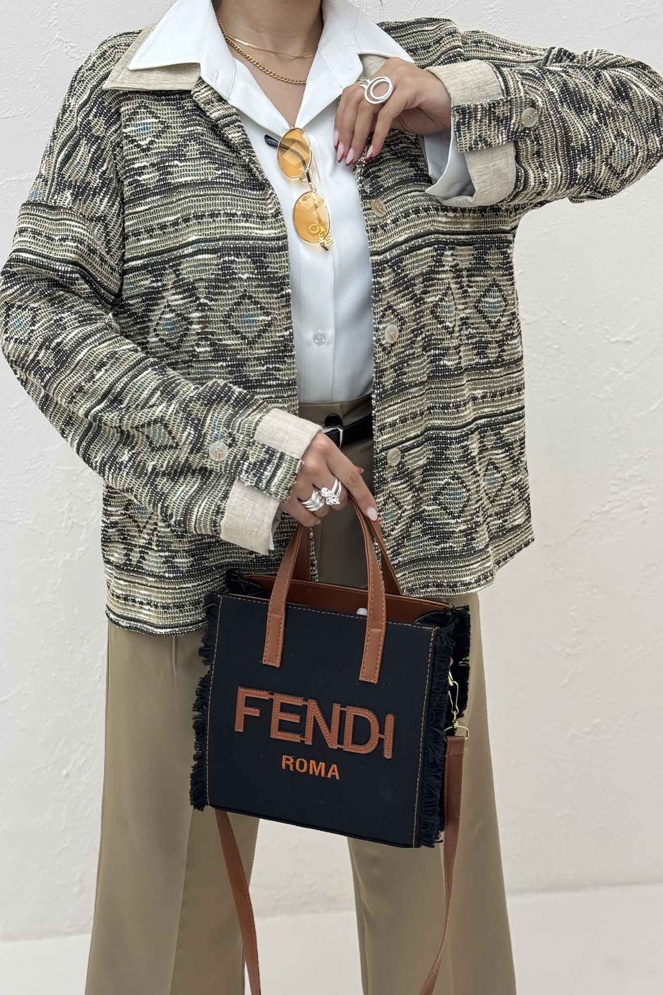 شومیز مراکشی آستین پاگن 