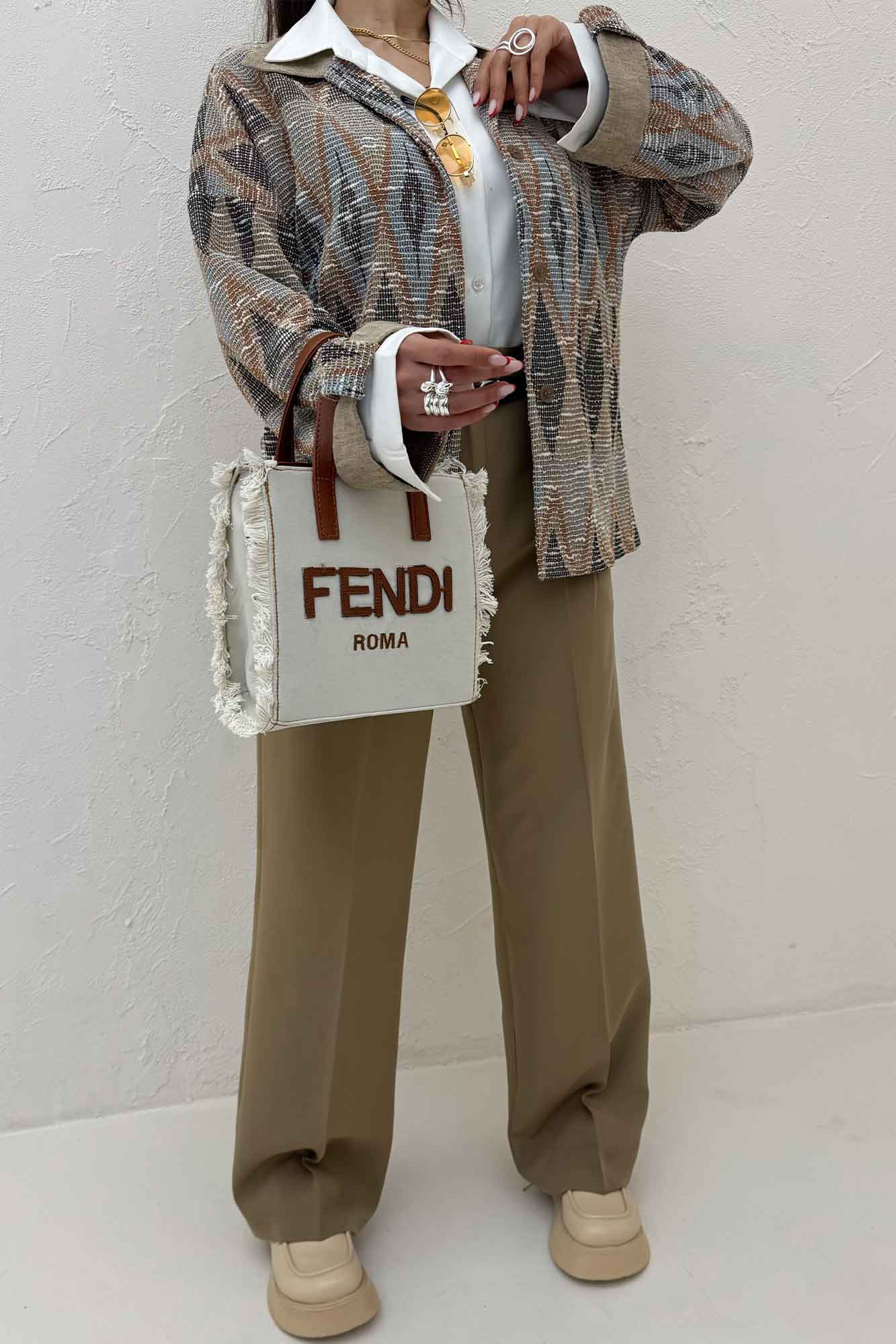 شومیز مراکشی آستین پاگن 