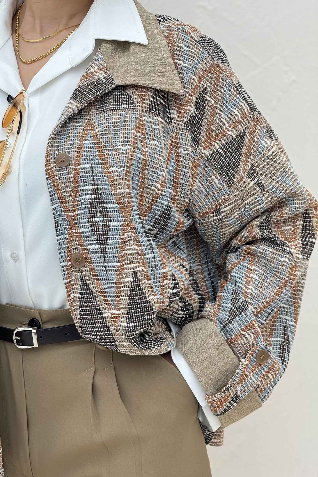 شومیز مراکشی آستین پاگن 