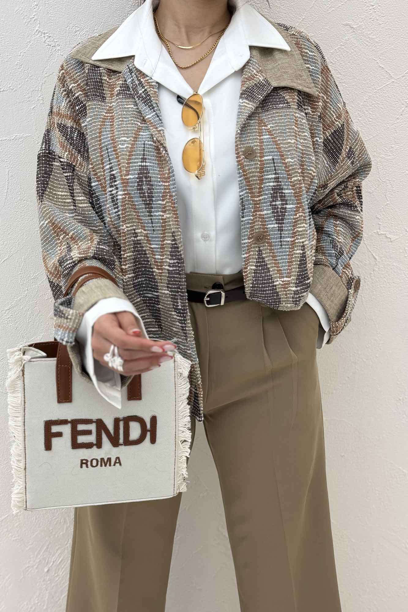 شومیز مراکشی آستین پاگن 