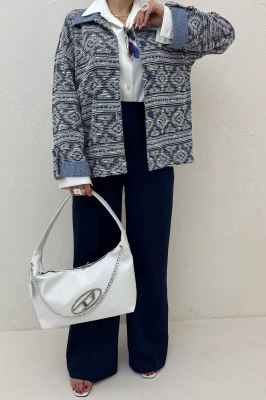 شومیز مراکشی آستین پاگن 