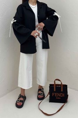 شومیز مانتویی مازراتی آستین بندی ملوسک