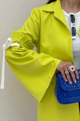 شومیز مانتویی مازراتی آستین بندی ملوسک