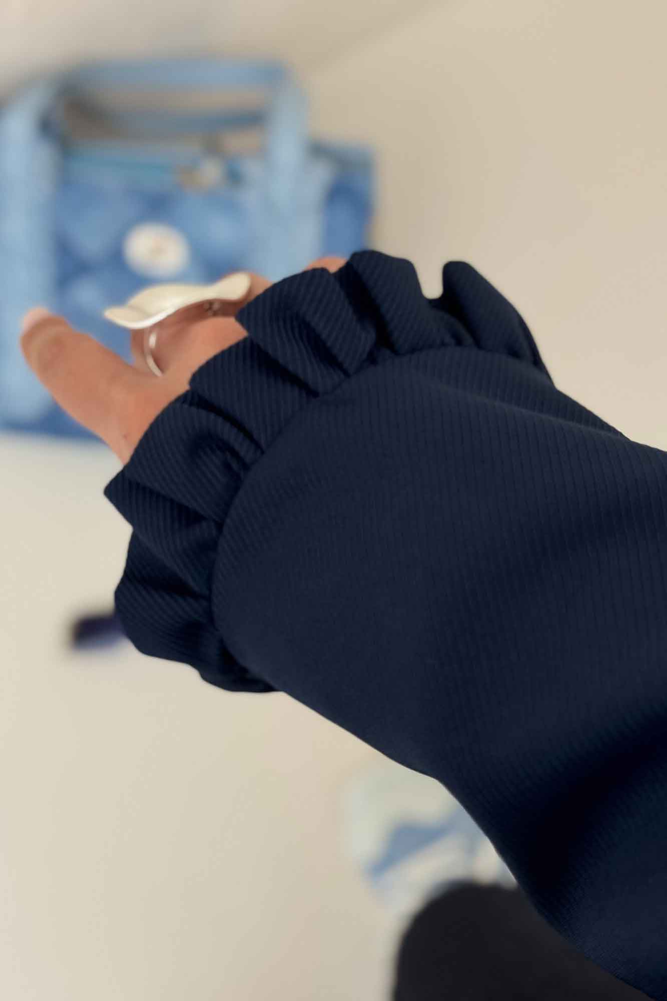 کت مازراتی کجراه چین دار دو جیب رو ERNEST