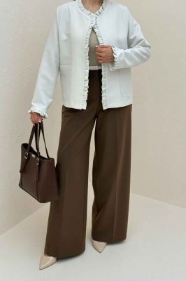 کت مازراتی کجراه لبه چین دار ERNEST