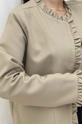 کت مازراتی کجراه چین دار دو جیب رو ERNEST